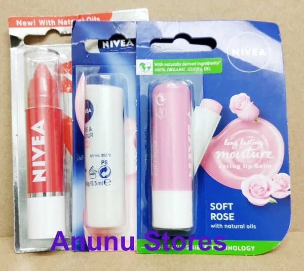 Nivea Lip Balms